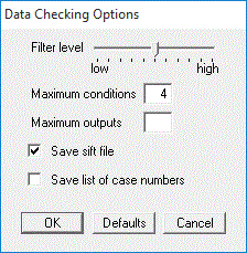 Main dialog box